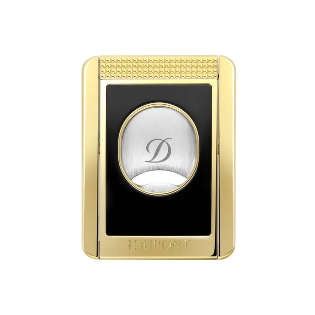 S.T. Dupont Cigar Cutter Stand — Siyah · Altın Diamond Head