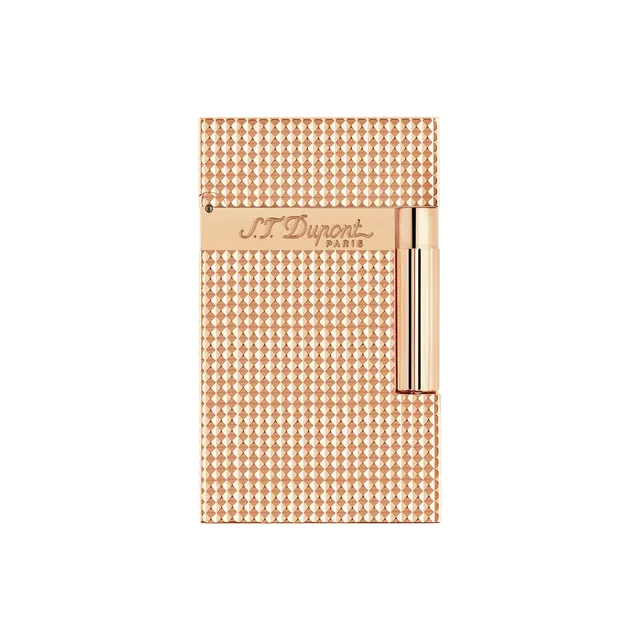 S.T. Dupont Ligne 2 Diamond Head — Roze Altın Kaplama