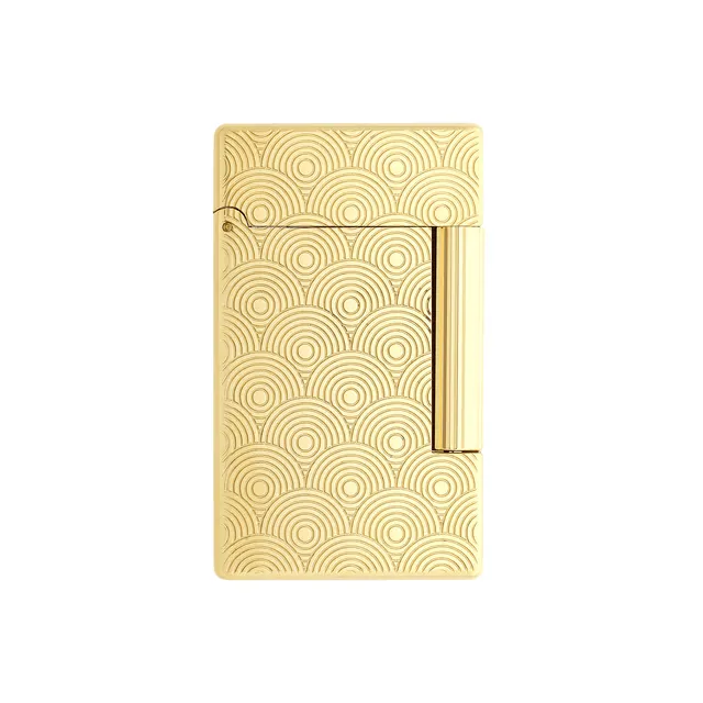 S.T. Dupont Initial Cinétique — Altın · Kinetik Guilloche