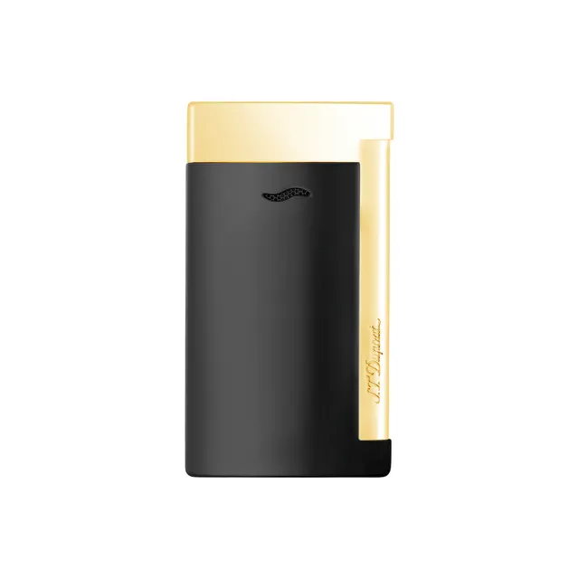 S.T. Dupont Slim 7 — Mat Siyah · Altın Detay