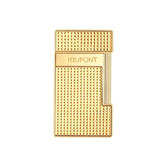 S.T. Dupont Slimmy Diamond Head — Altın